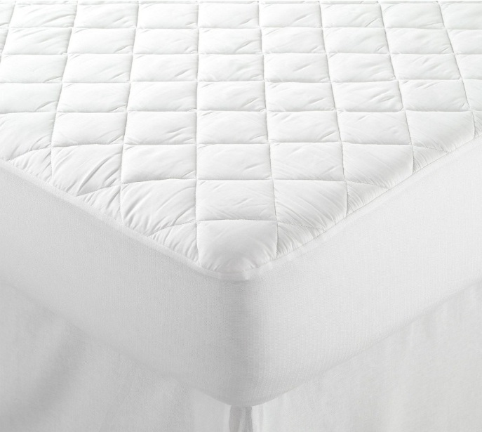 Cooling quilted mattress protector corner