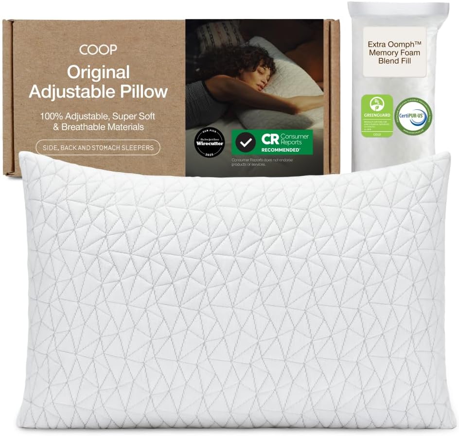 Coop Home Goods Original Adjustable Pillow