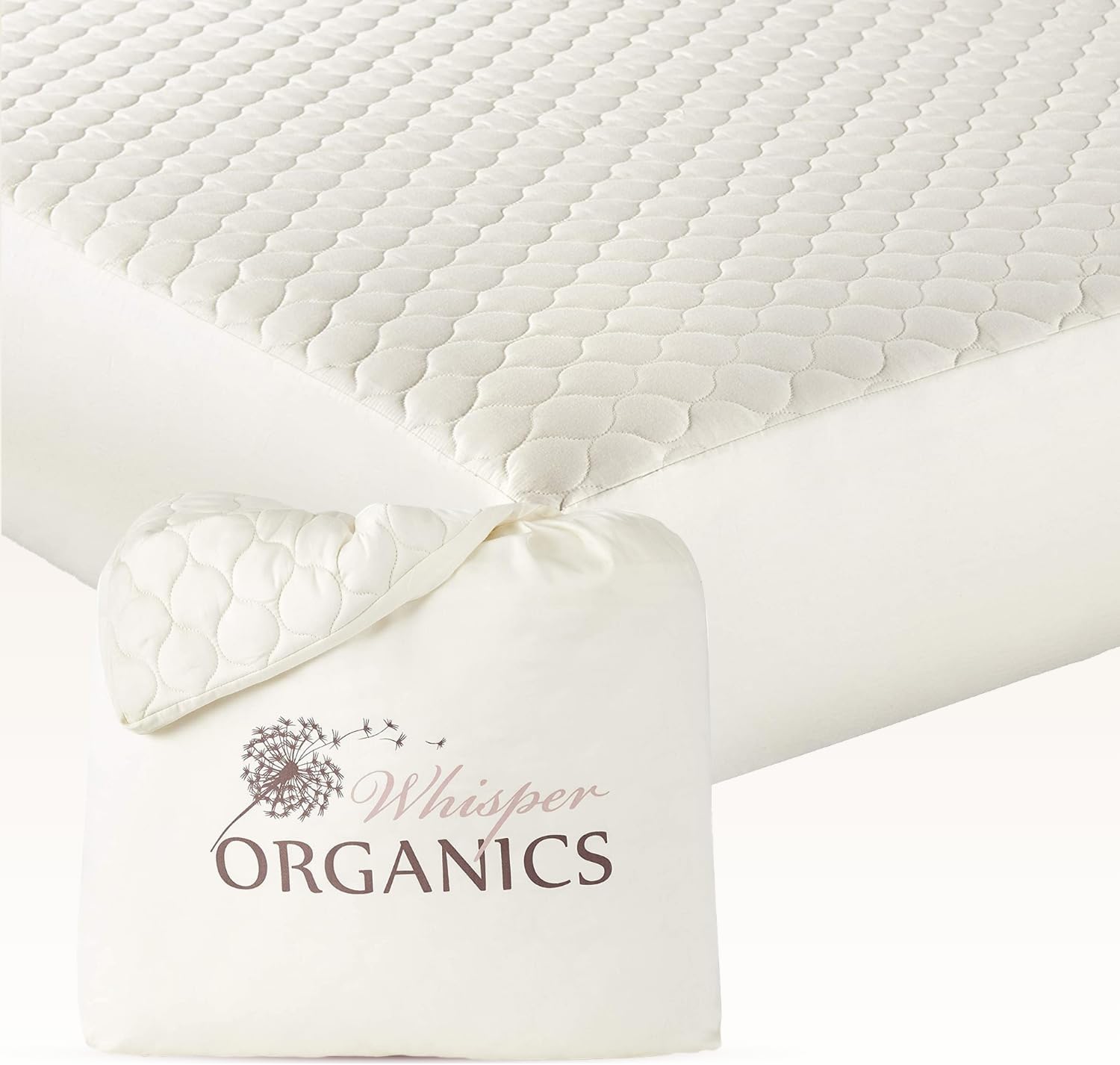 100% Cotton Organic Mattress Pad GOTS Certified Cooling