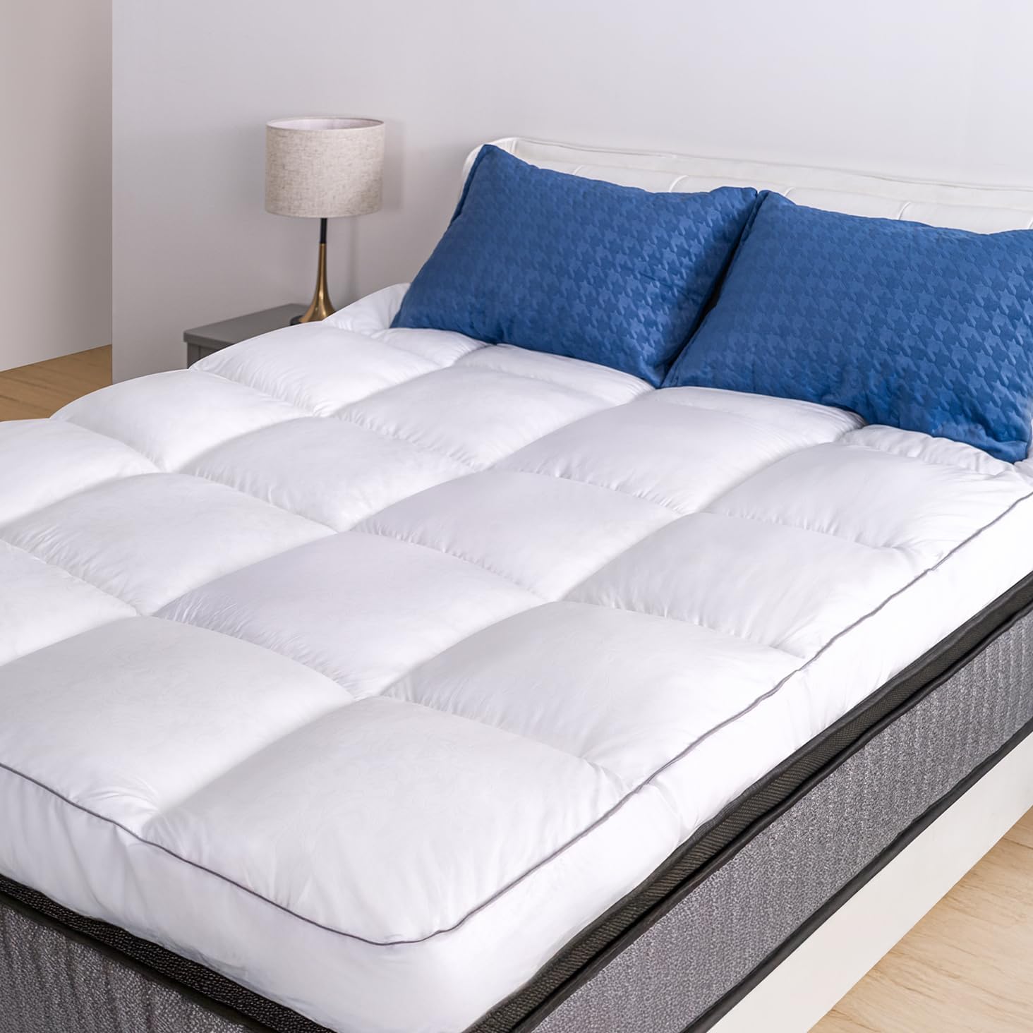 Marine Moon Mattress Topper Queen Cooling Pillow Top