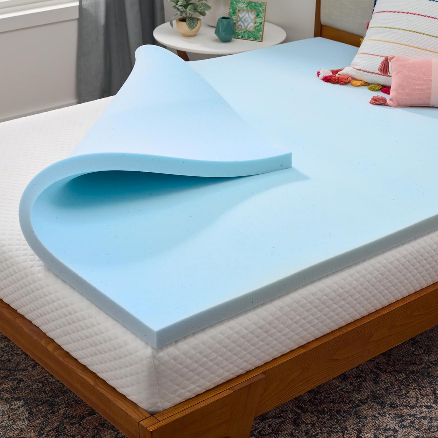 Linenspa 2 Inch Gel Infused Memory Foam Topper