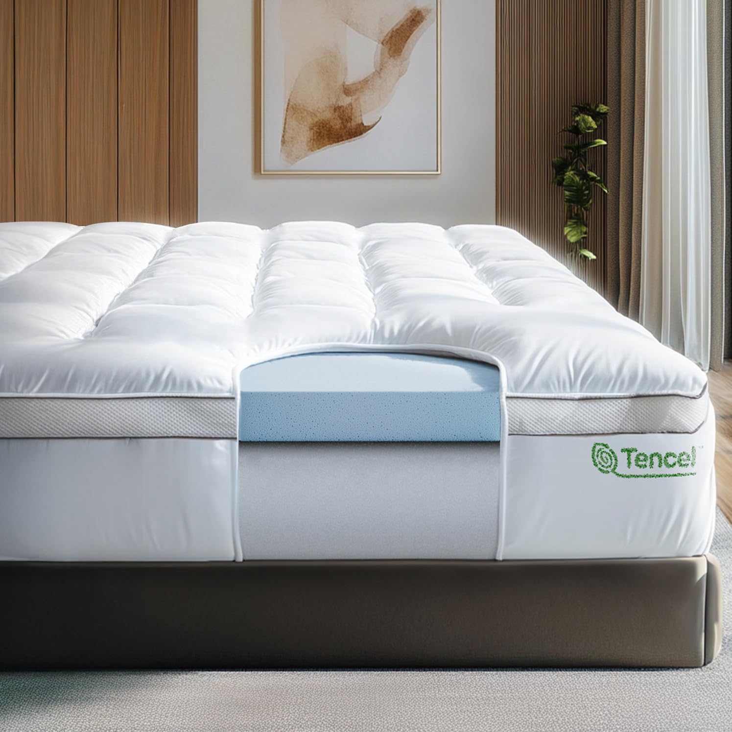 Best Cooling Gel Memory Foam Mattress Topper for Hot Sleepers